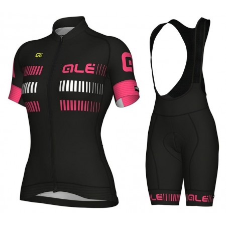 Fahrradbekleidung Radtrikot Kurzarm + Trägershorts 2021 Ale Blend Damen N003